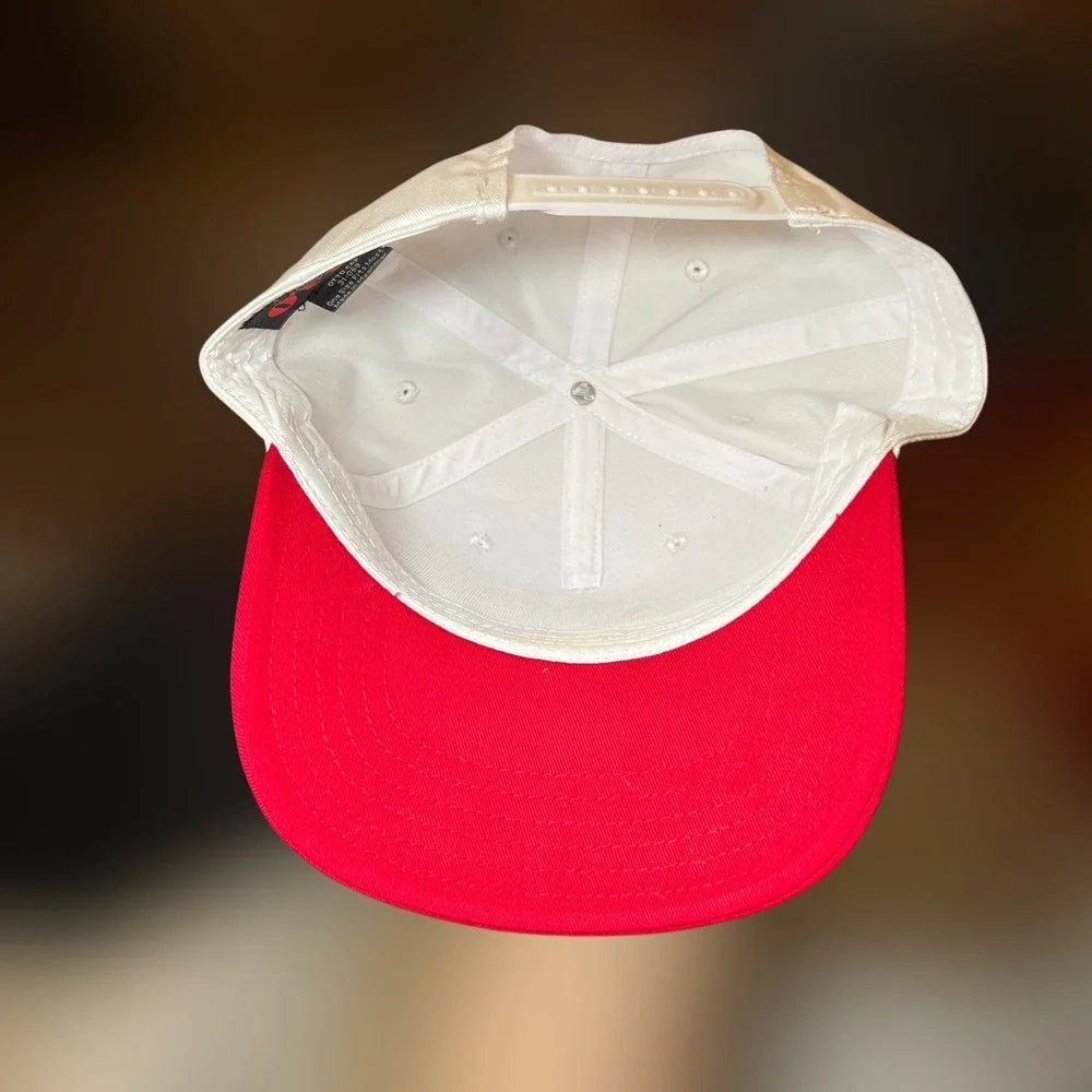 Addicted To Diet Coke Trucker Hat Cherry Hearts Snapback Otto Cap White Red OSFM